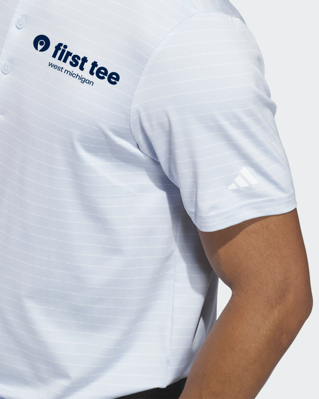adidas Ultimate365 Dash Stripe Polo