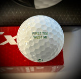 1 Dozen '25 Taylor Made TP5X Golf Balls (First Tee Text)