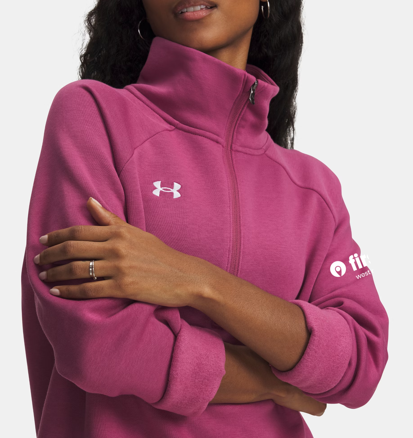 Fuchsia Rival Fleece 1/2 Zip