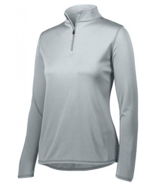 Women's Quarter-Zip Pullover - Gray