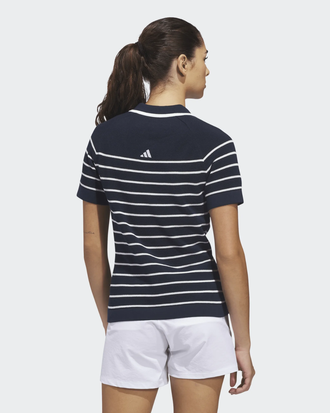 adidas Women's Stripe Knit Polo