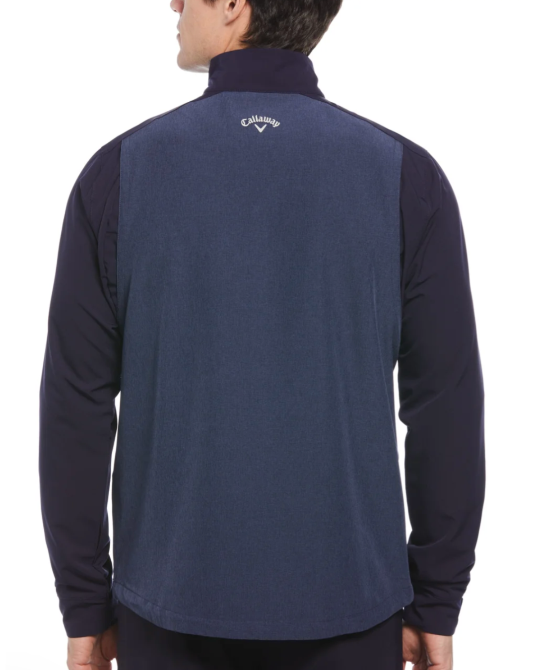 Callaway Heathered Block Quarter Zip Golf Jacket
