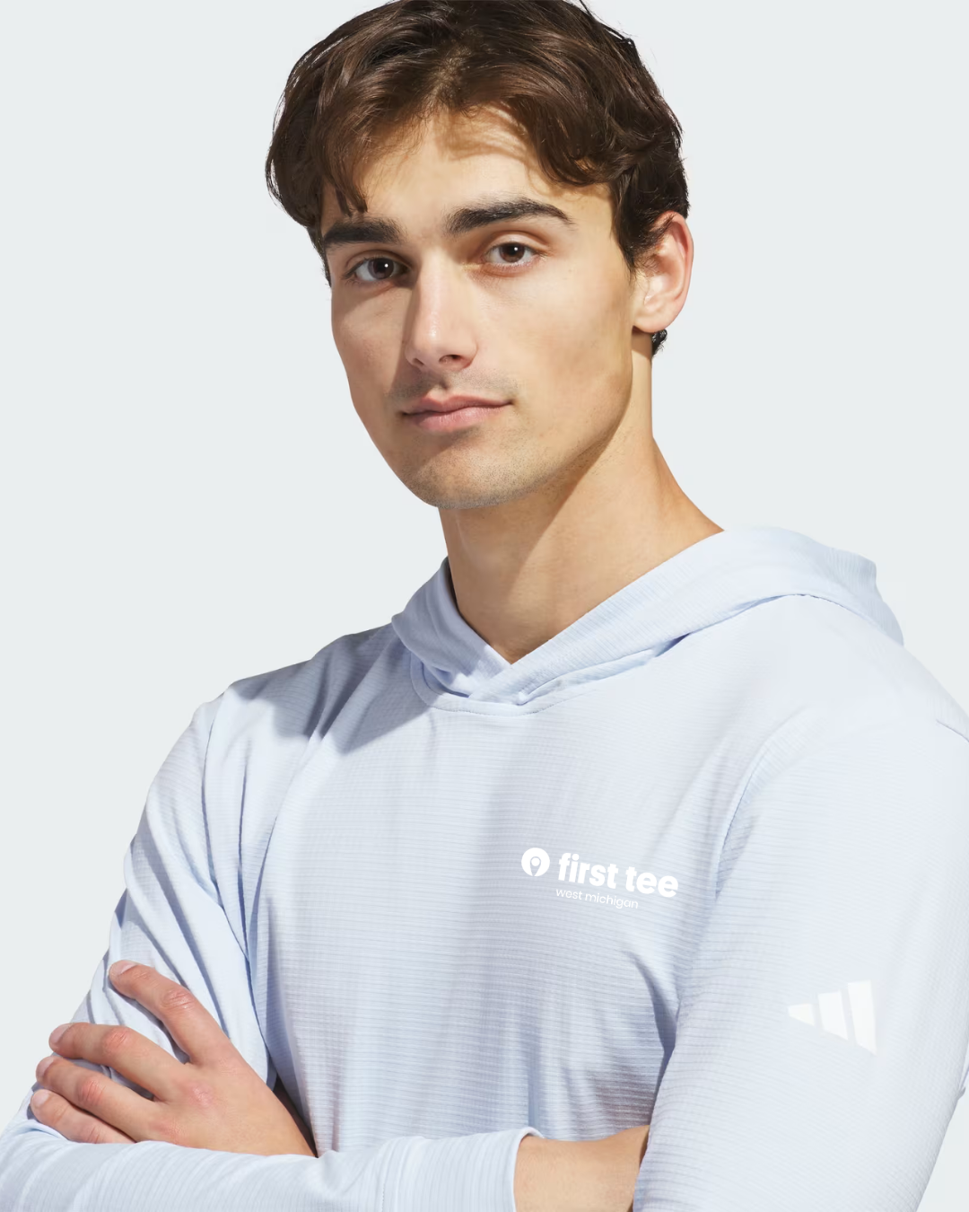Crystal Blue Ultimate365 Elevated Pullover Hoodie