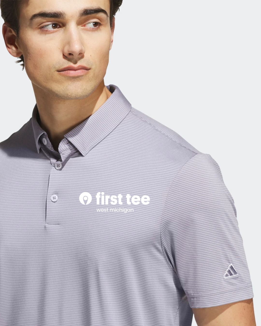 adidas Pencil Stripe Climacool Polo