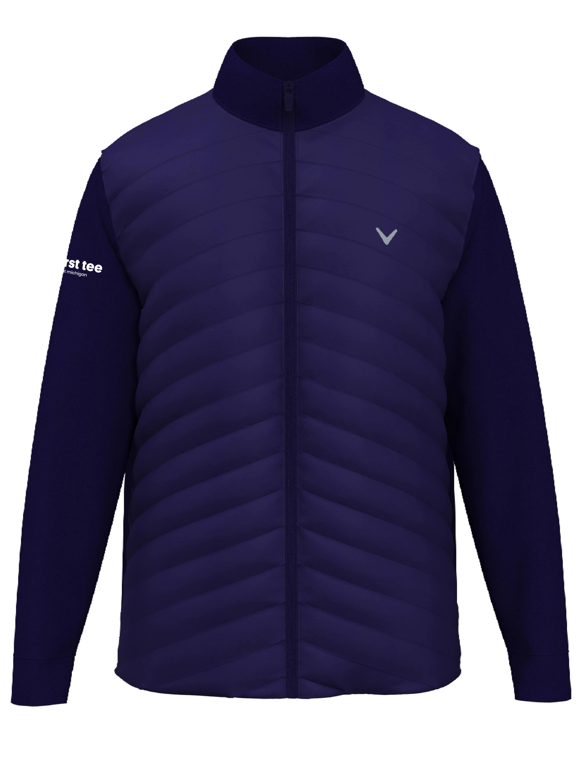 Callaway ネイビー 中綿ジャケット LL　ネイビー Callaway Mens Quilted Puffer Full Zip Golf Jacket – First Tee West