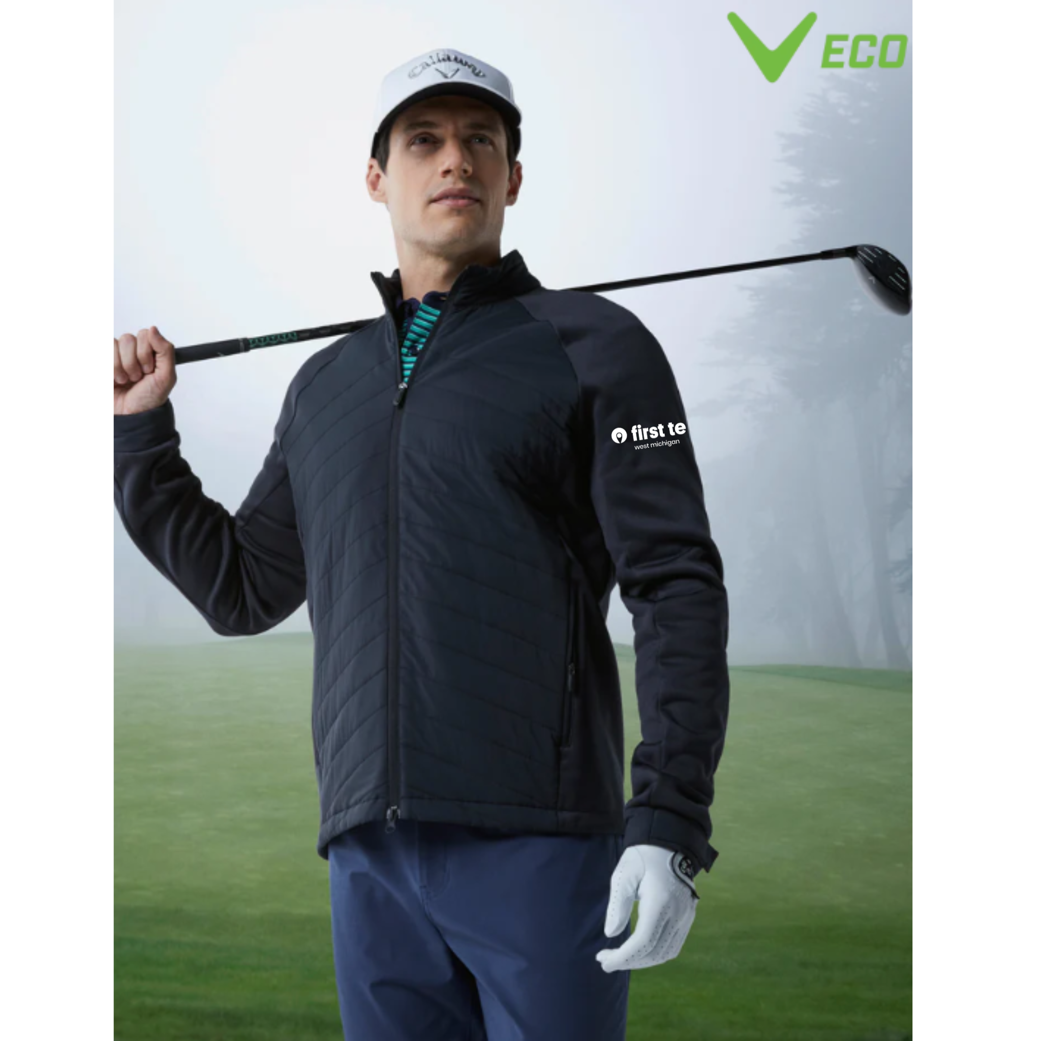 Callaway Swing Tech Puffer Jacket - Navy XXL – First Tee