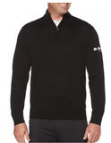 Callaway Thermal 1/4 Zip Mock Merino Sweater (Black or Gray)
