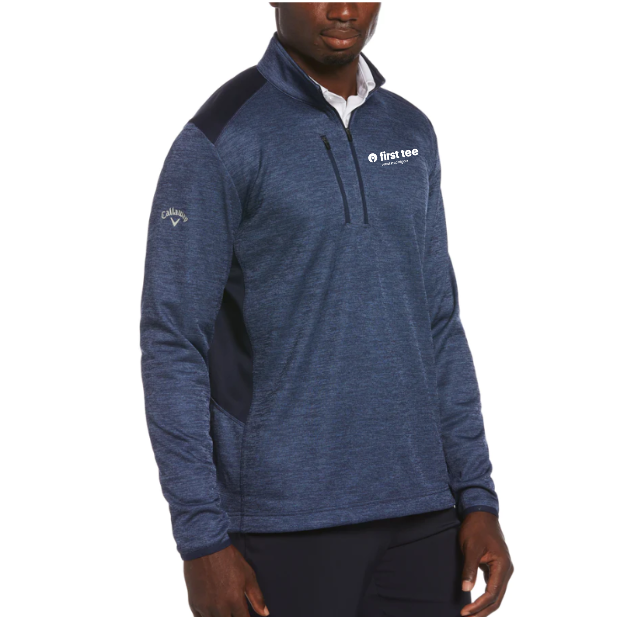 Callaway Dual Action 1 4 Zip Pullover Gray or Navy