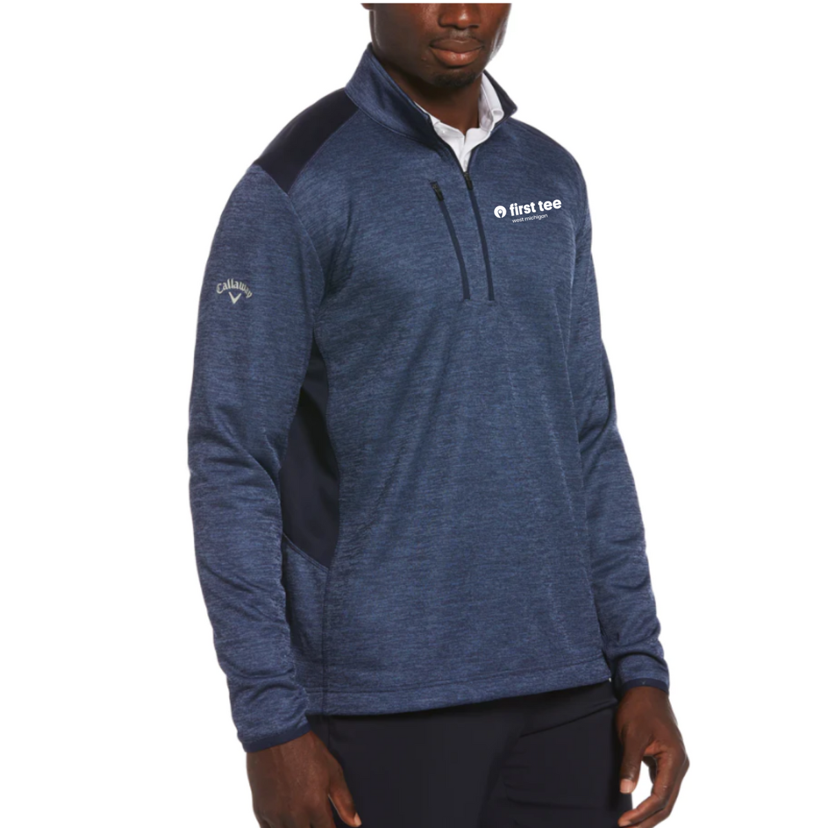 Callaway Dual Action 1/4 Zip Pullover - Gray or Navy – First Tee West ...