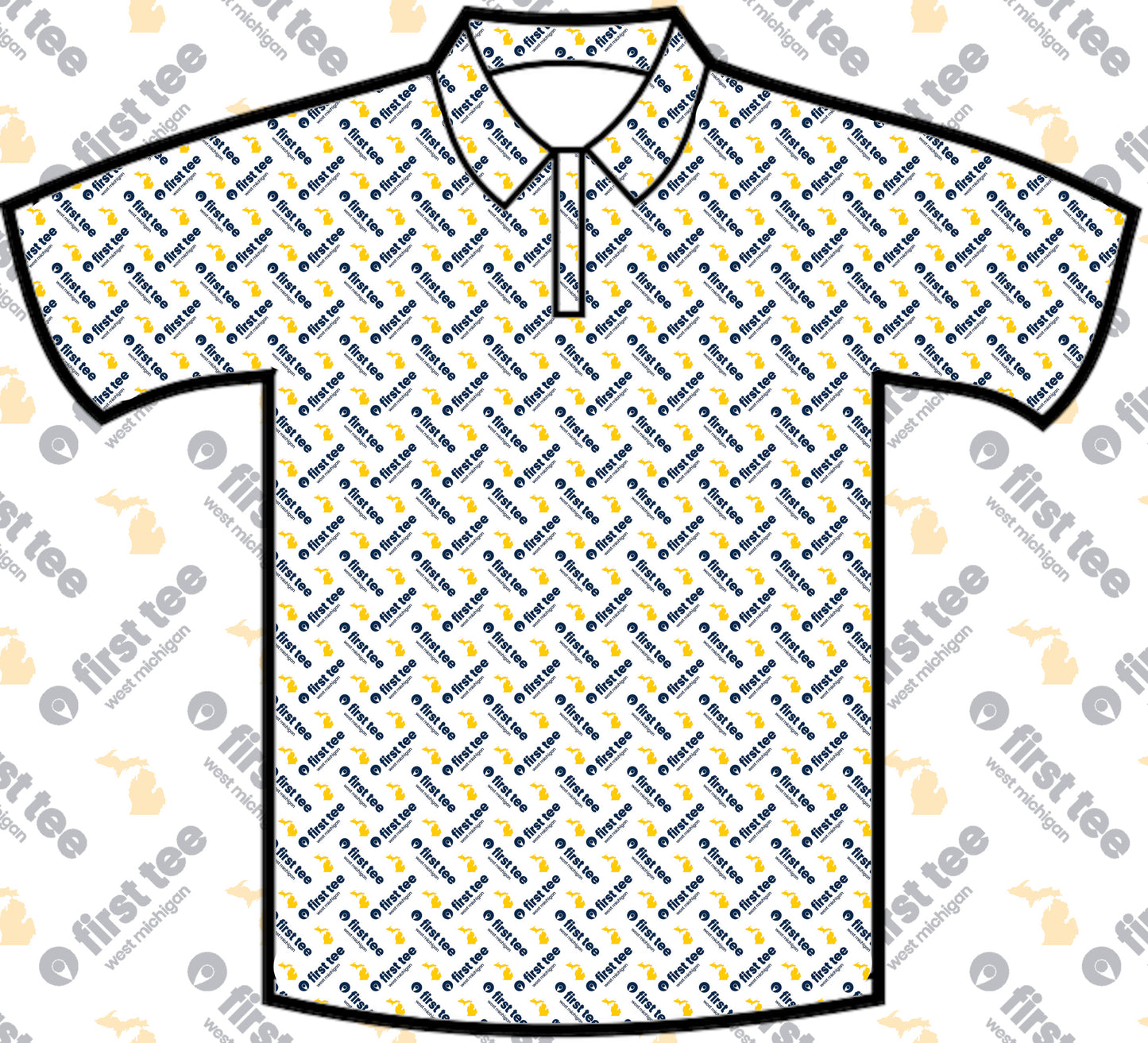 Michigan Wolverine First Tee Polo