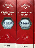 1 Dozen Callaway Chrome Soft Golf Balls (First Tee Logo)