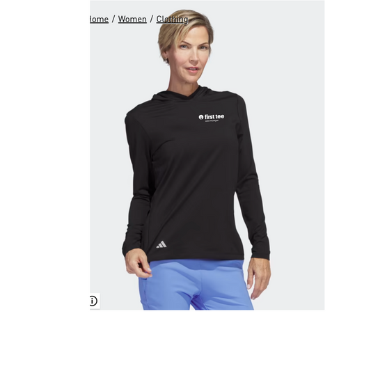 Women's Performance Golf Hoodie - Black