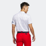 Stripe Zip Golf Polo Shirt
