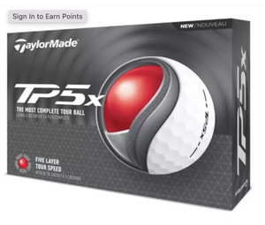 Retro First Tee Logo Taylor-Made TP5x (2024 Ball)