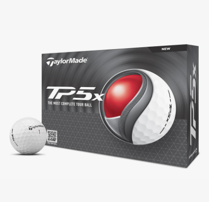 1 Dozen '24 Taylor Made TP5X Golf Balls