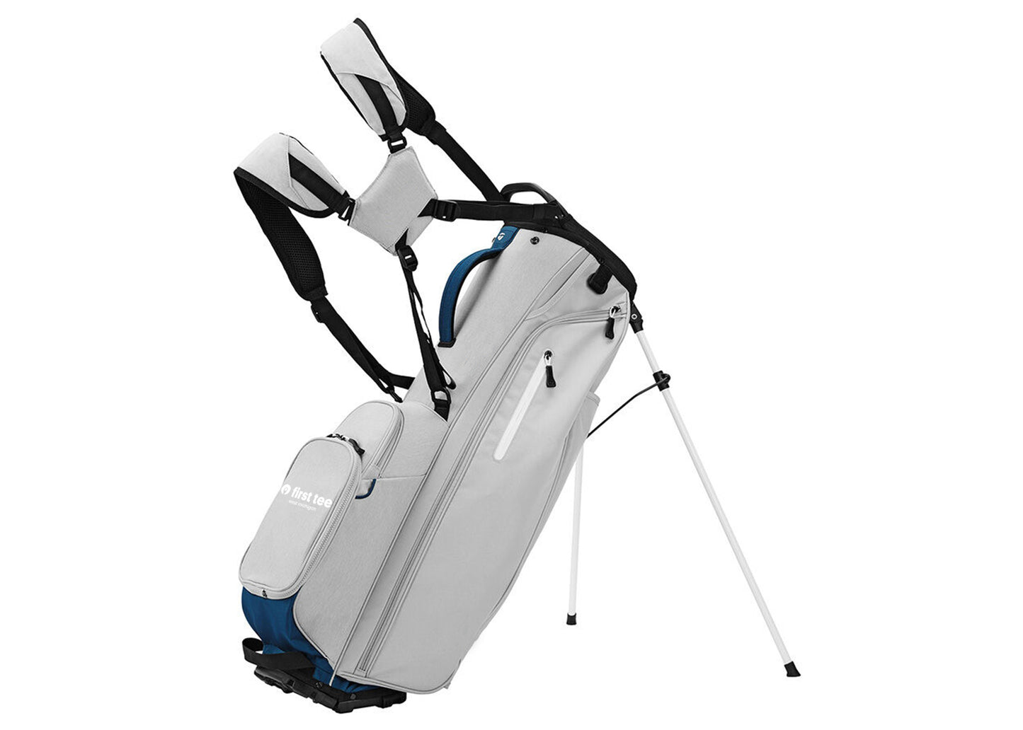 TaylorMade Silver/Navy FlexTech Stand Bag