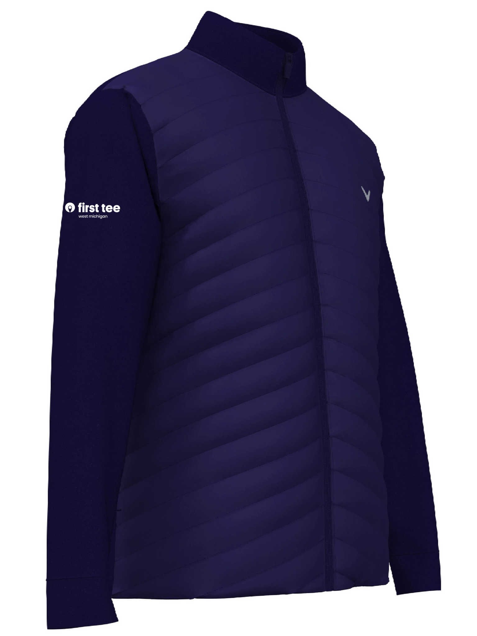 Callaway Mens Quilted Puffer Full Zip Golf Jacket – First Tee West Callaway Mens Quilted Puffer Full Zip Golf Jacket – First Tee West