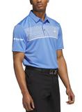 adidas Blue Floral Polo