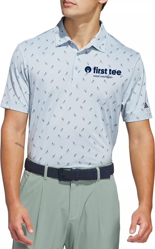adidas Men's Ultimate365 Mesh Print Golf Polo