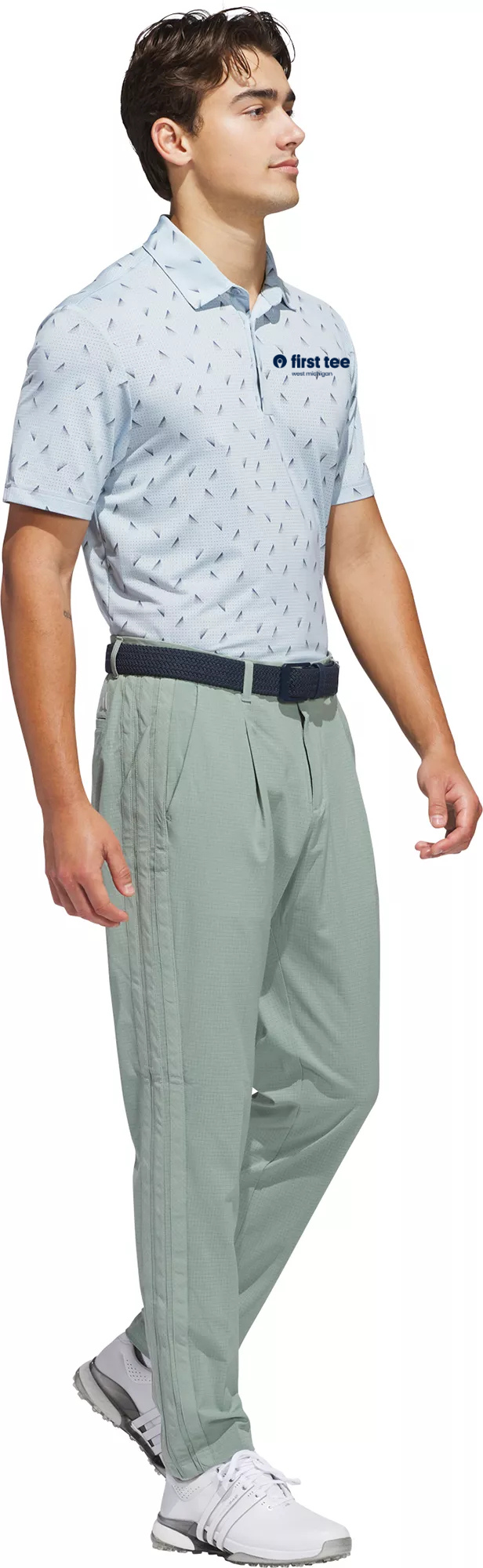 adidas Men's Ultimate365 Mesh Print Golf Polo