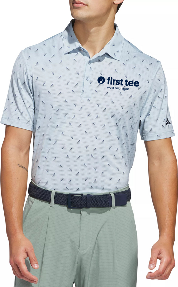 adidas Men's Ultimate365 Mesh Print Golf Polo