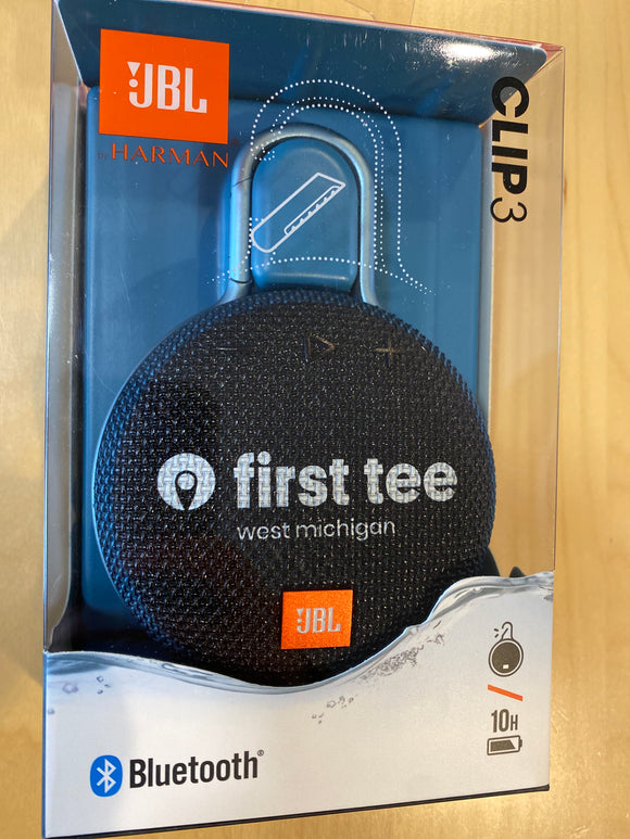 JBL Clip 3Speaker with First Tee Logo