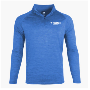 Men's Long Sleeve 1/4 Zip - Carbon or Royal Blue