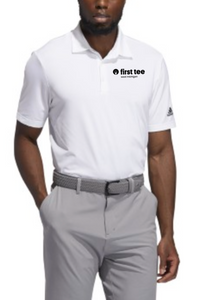 White Men's Ultimate365 Solid Golf Polo