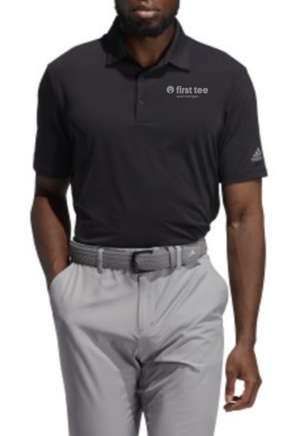 Adidas Men's Ultimate365 Solid Golf Polo - Black - L, XL, 2XL