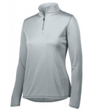 Women's Quarter-Zip Pullover - Gray