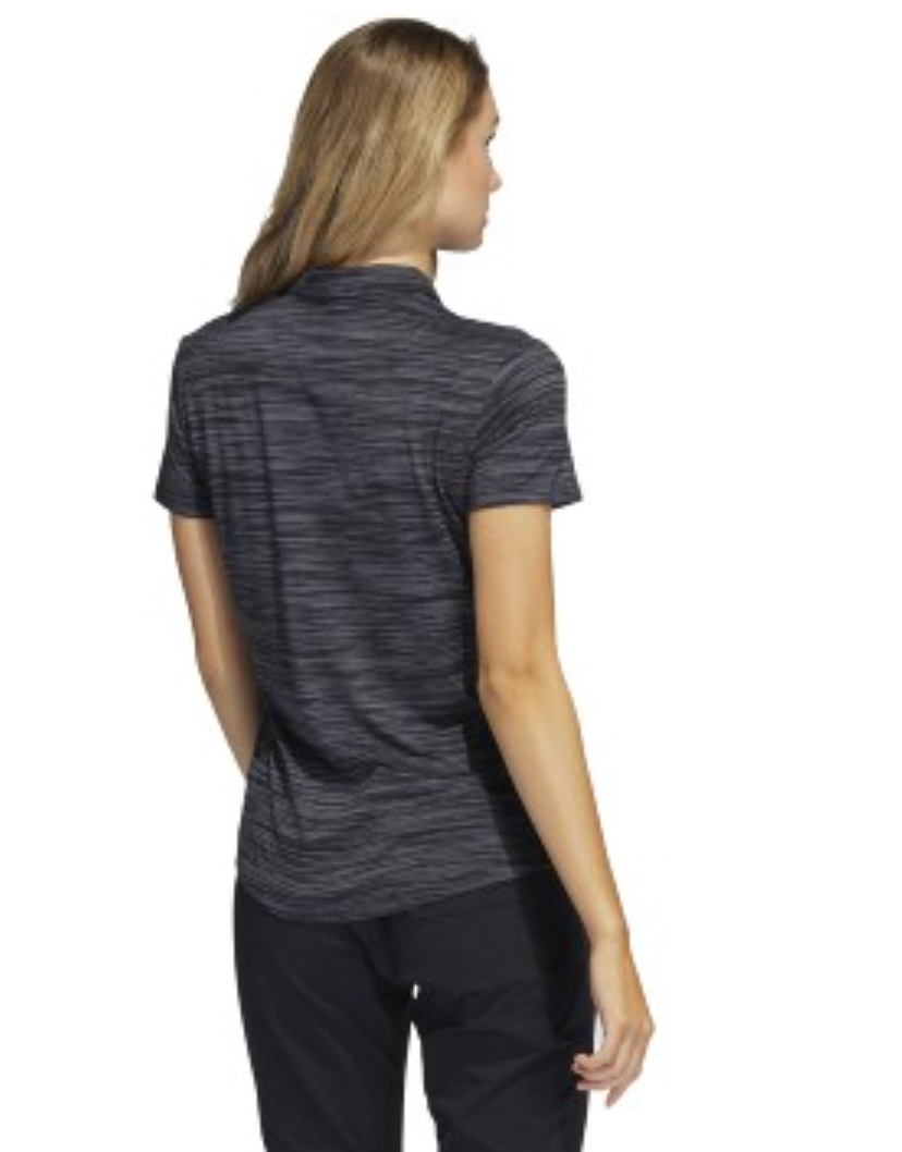 Women's Space Dye Polo - Black
